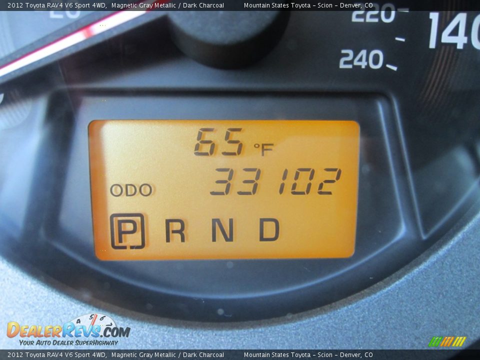 2012 Toyota RAV4 V6 Sport 4WD Magnetic Gray Metallic / Dark Charcoal Photo #5