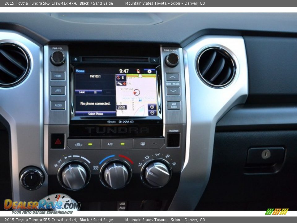 Controls of 2015 Toyota Tundra SR5 CrewMax 4x4 Photo #6
