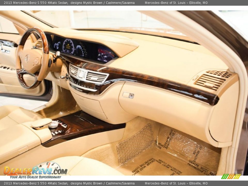 Dashboard of 2013 Mercedes-Benz S 550 4Matic Sedan Photo #20