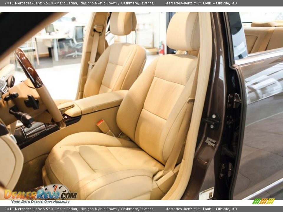 Front Seat of 2013 Mercedes-Benz S 550 4Matic Sedan Photo #21