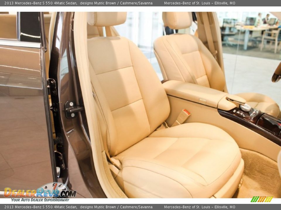 Front Seat of 2013 Mercedes-Benz S 550 4Matic Sedan Photo #22