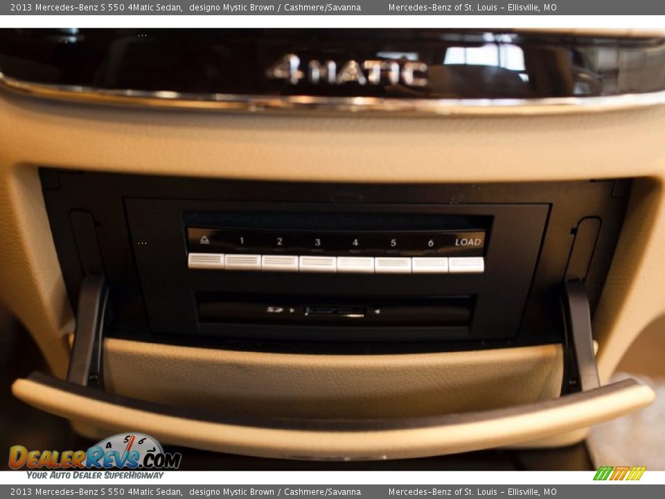 2013 Mercedes-Benz S 550 4Matic Sedan designo Mystic Brown / Cashmere/Savanna Photo #30