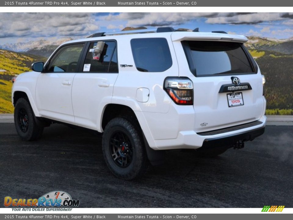 2015 Toyota 4Runner TRD Pro 4x4 Super White / Black Photo #3