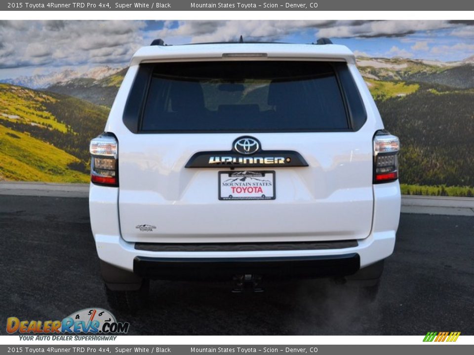 2015 Toyota 4Runner TRD Pro 4x4 Super White / Black Photo #4