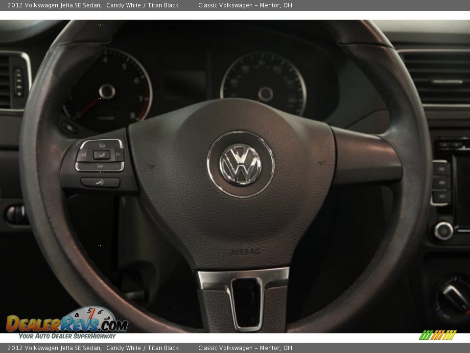 2012 Volkswagen Jetta SE Sedan Candy White / Titan Black Photo #6