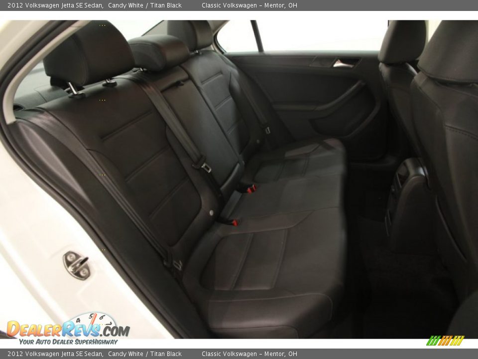 2012 Volkswagen Jetta SE Sedan Candy White / Titan Black Photo #20