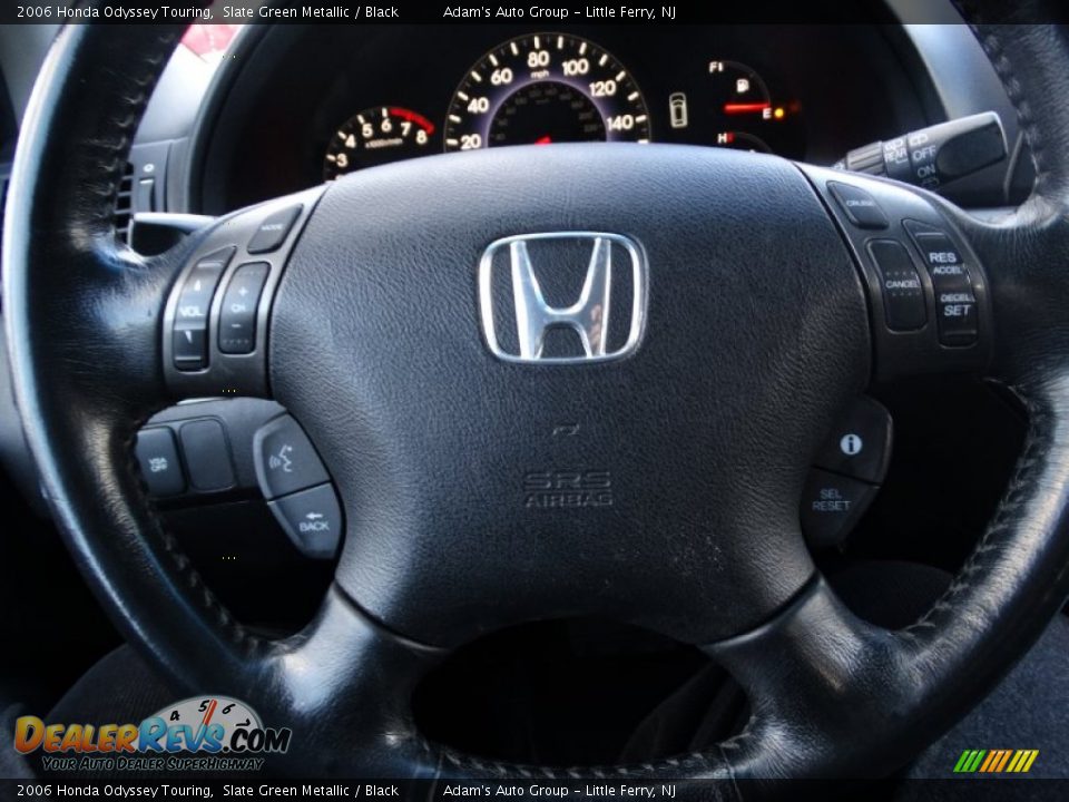 2006 Honda Odyssey Touring Slate Green Metallic / Black Photo #8