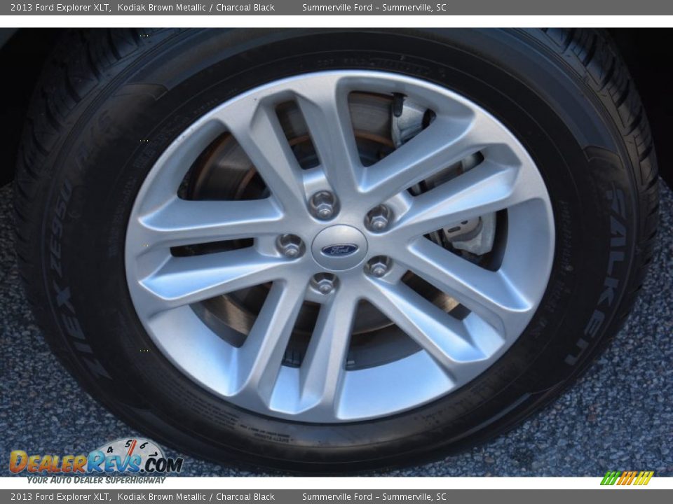 2013 Ford Explorer XLT Kodiak Brown Metallic / Charcoal Black Photo #22