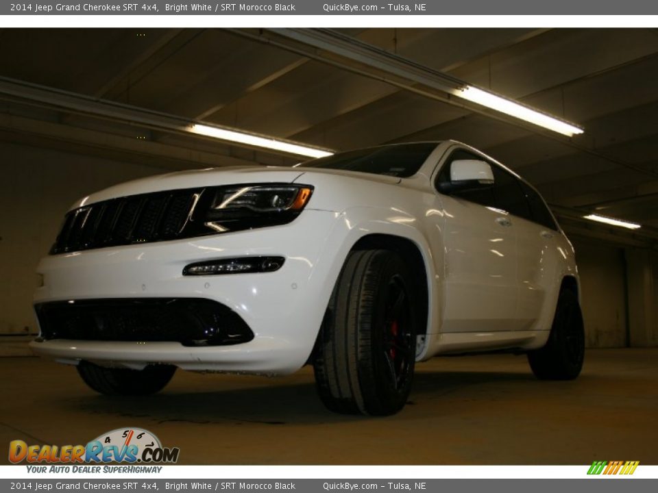 2014 Jeep Grand Cherokee SRT 4x4 Bright White / SRT Morocco Black Photo #1