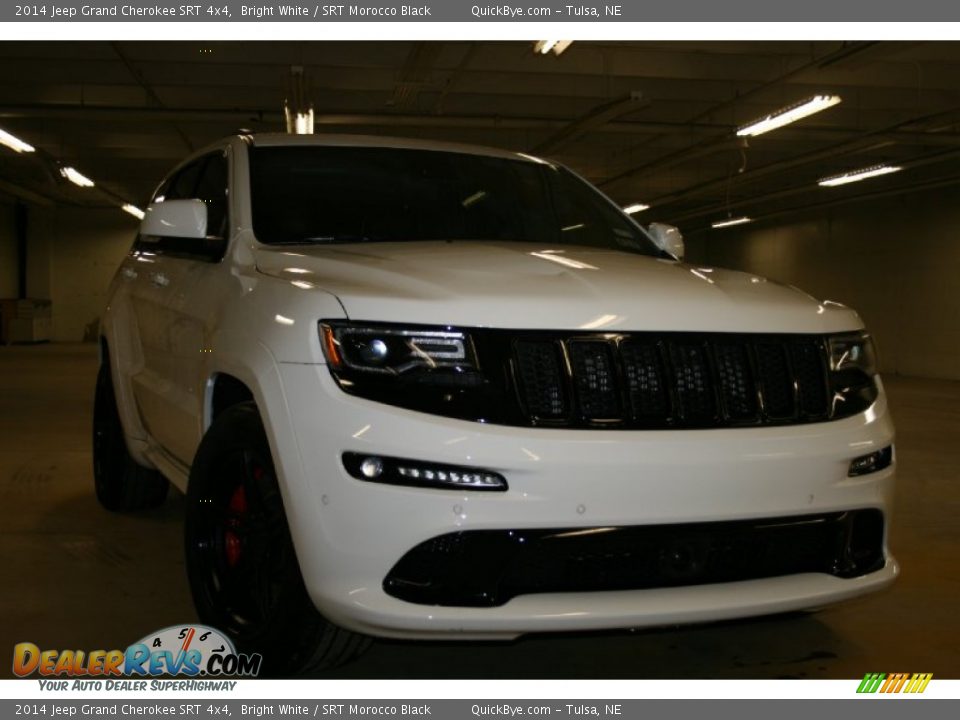 2014 Jeep Grand Cherokee SRT 4x4 Bright White / SRT Morocco Black Photo #2