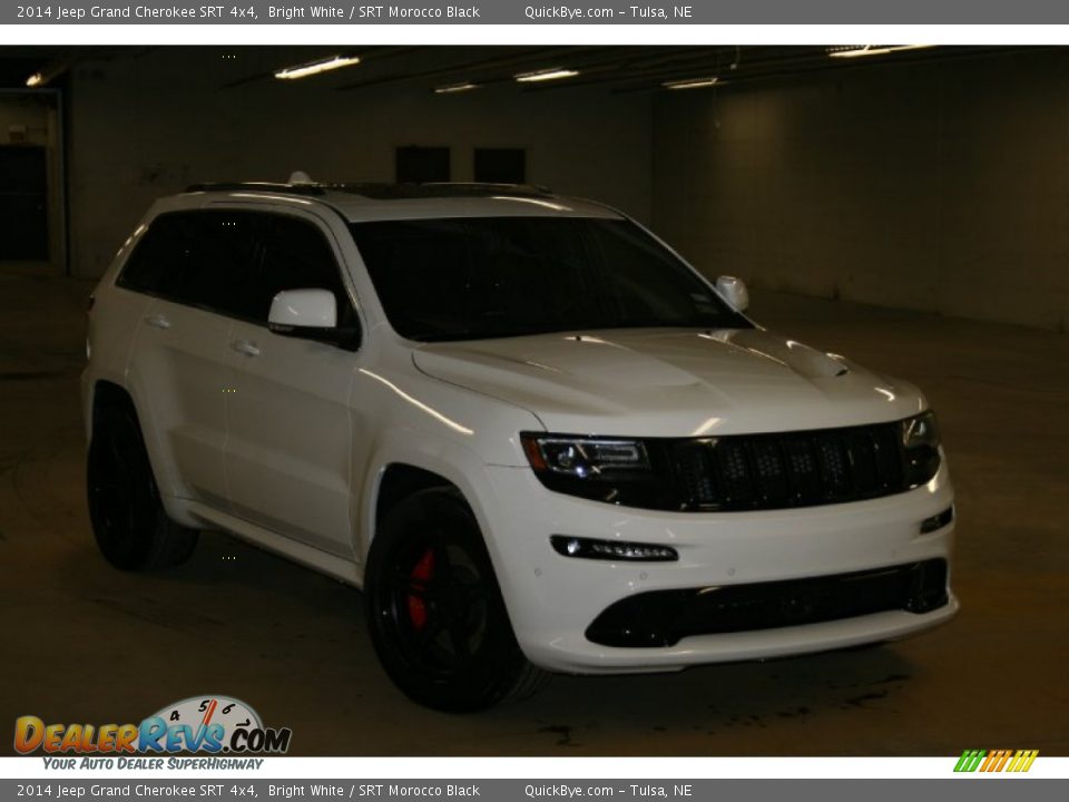 2014 Jeep Grand Cherokee SRT 4x4 Bright White / SRT Morocco Black Photo #3