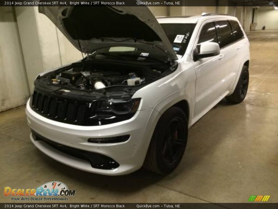 2014 Jeep Grand Cherokee SRT 4x4 Bright White / SRT Morocco Black Photo #13