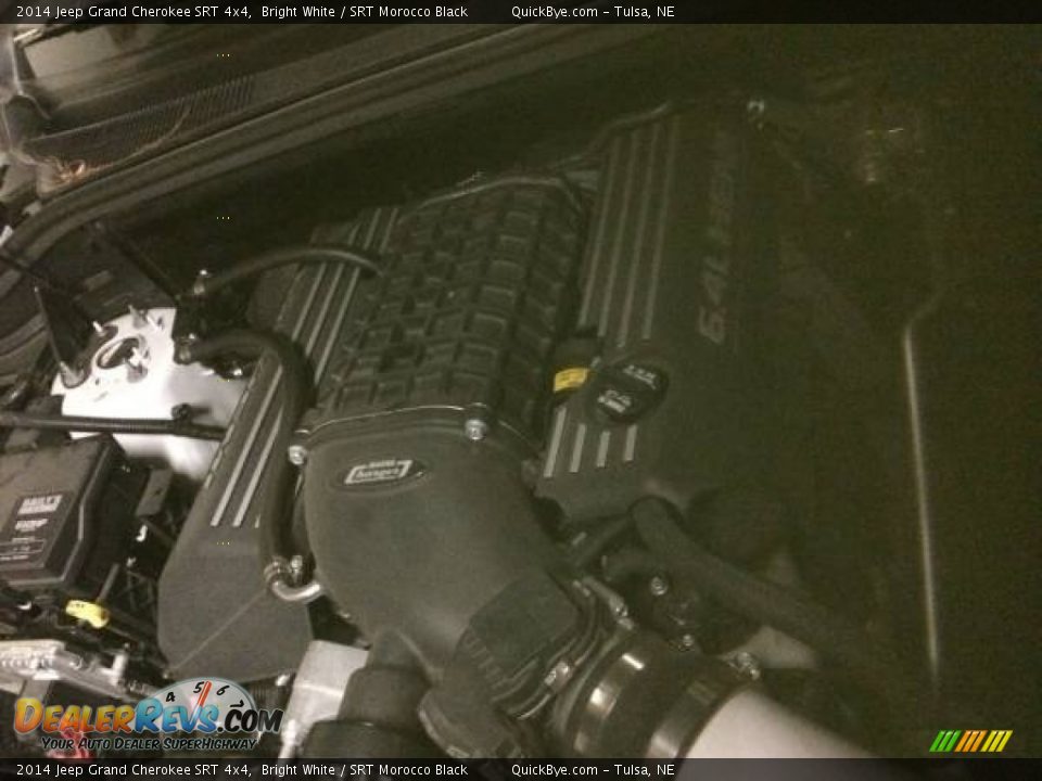 2014 Jeep Grand Cherokee SRT 4x4 Bright White / SRT Morocco Black Photo #14