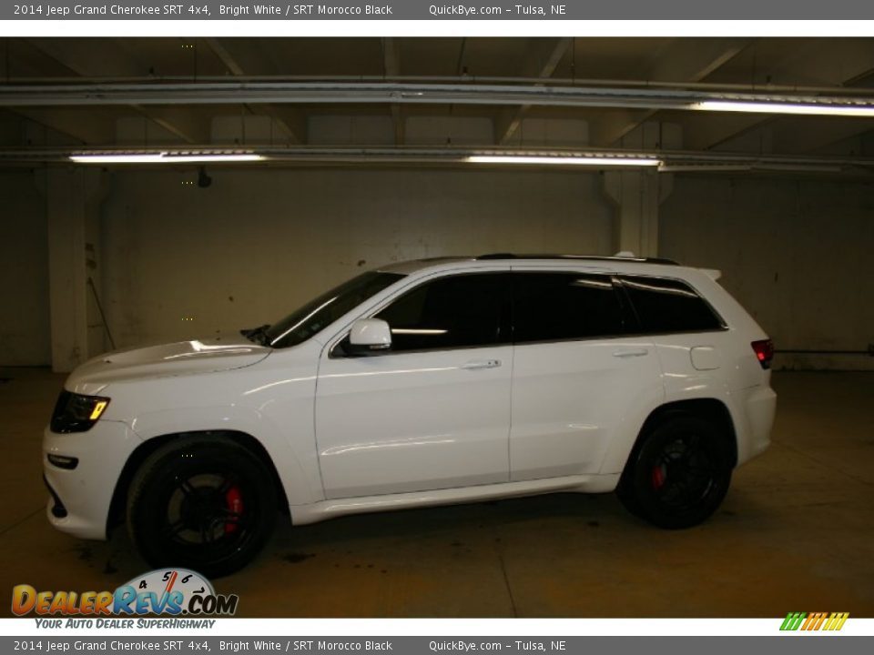 2014 Jeep Grand Cherokee SRT 4x4 Bright White / SRT Morocco Black Photo #18