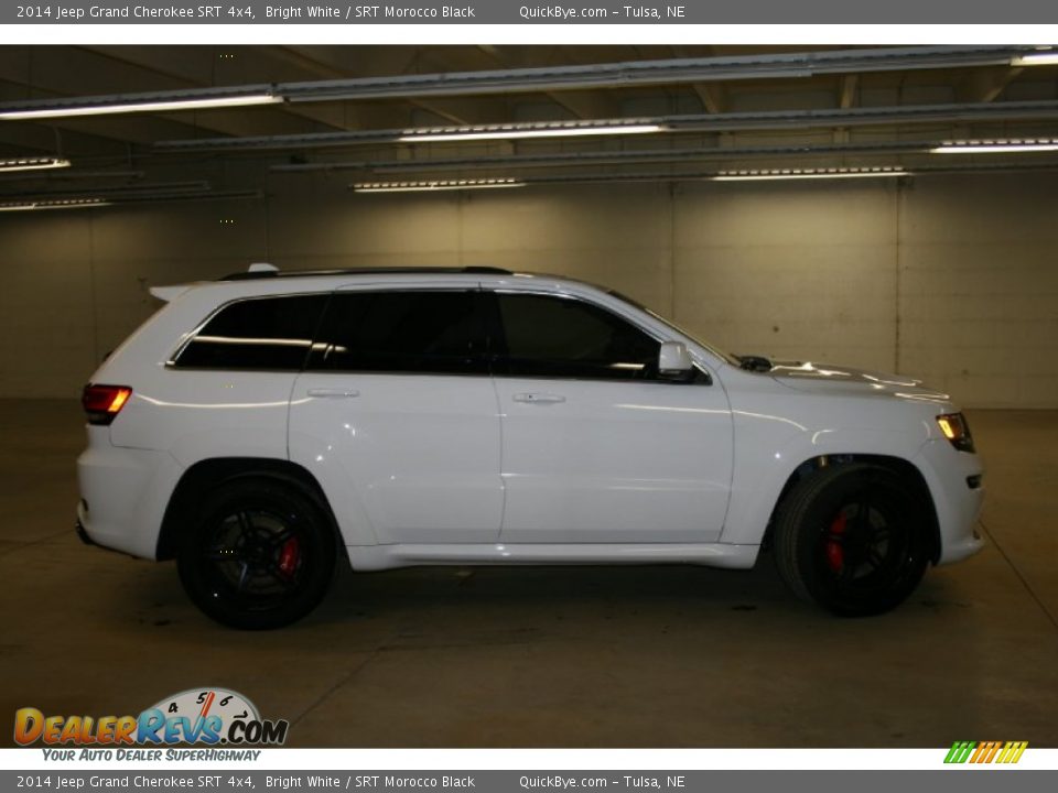 2014 Jeep Grand Cherokee SRT 4x4 Bright White / SRT Morocco Black Photo #19
