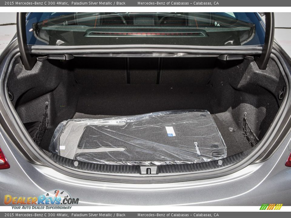 2015 Mercedes-Benz C 300 4Matic Paladium Silver Metallic / Black Photo #4