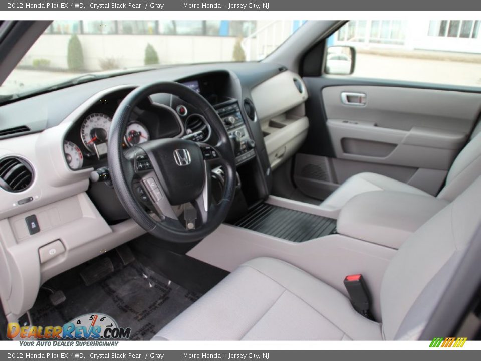 Gray Interior - 2012 Honda Pilot EX 4WD Photo #10