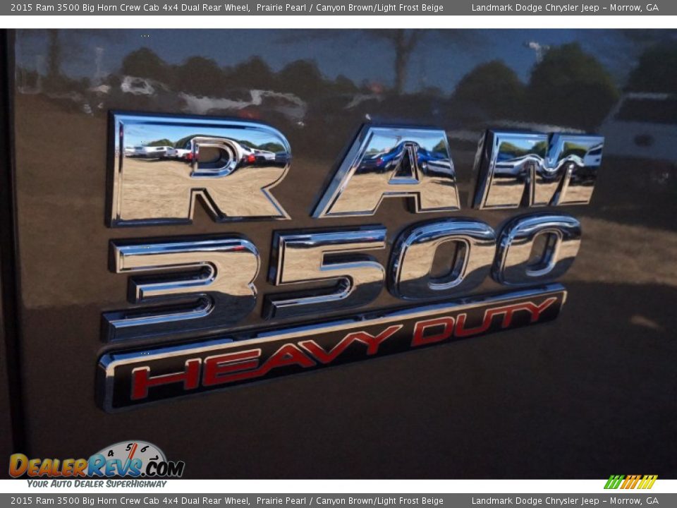 2015 Ram 3500 Big Horn Crew Cab 4x4 Dual Rear Wheel Prairie Pearl / Canyon Brown/Light Frost Beige Photo #6