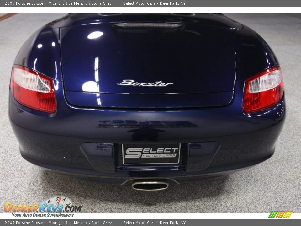 2005 Porsche Boxster Midnight Blue Metallic / Stone Grey Photo #5