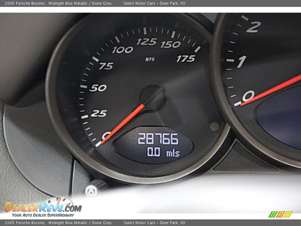 2005 Porsche Boxster Midnight Blue Metallic / Stone Grey Photo #10