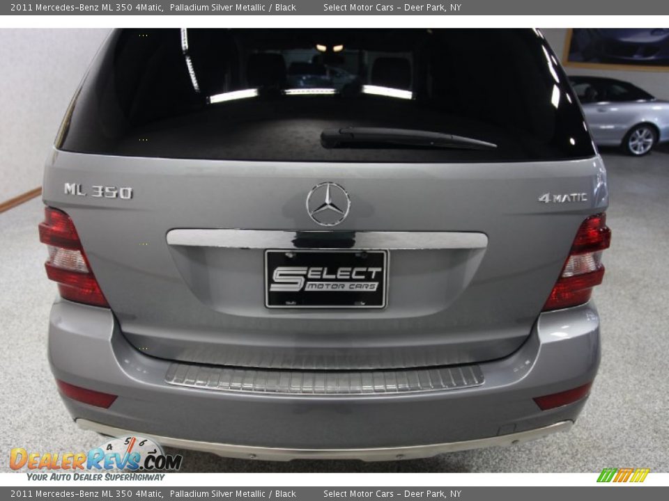 2011 Mercedes-Benz ML 350 4Matic Palladium Silver Metallic / Black Photo #5