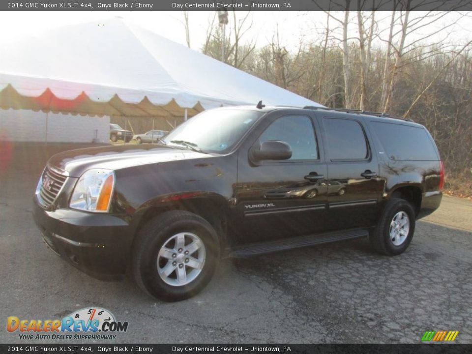 2014 GMC Yukon XL SLT 4x4 Onyx Black / Ebony Photo #1