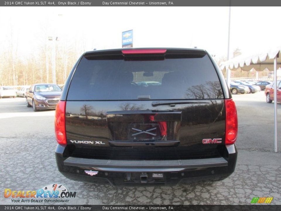 2014 GMC Yukon XL SLT 4x4 Onyx Black / Ebony Photo #6
