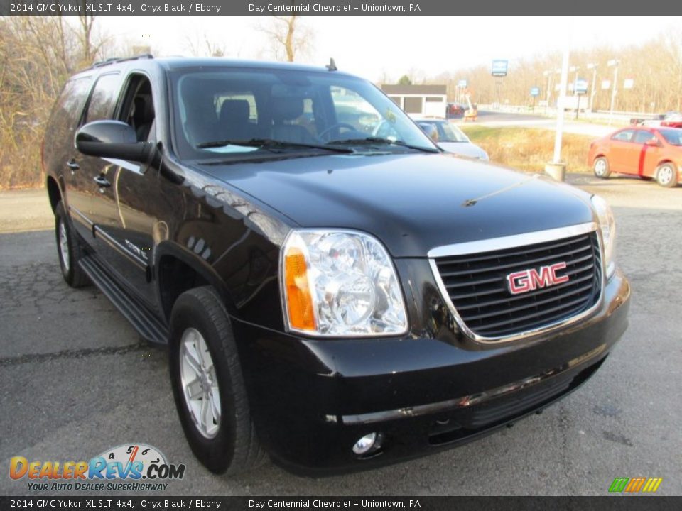 2014 GMC Yukon XL SLT 4x4 Onyx Black / Ebony Photo #10