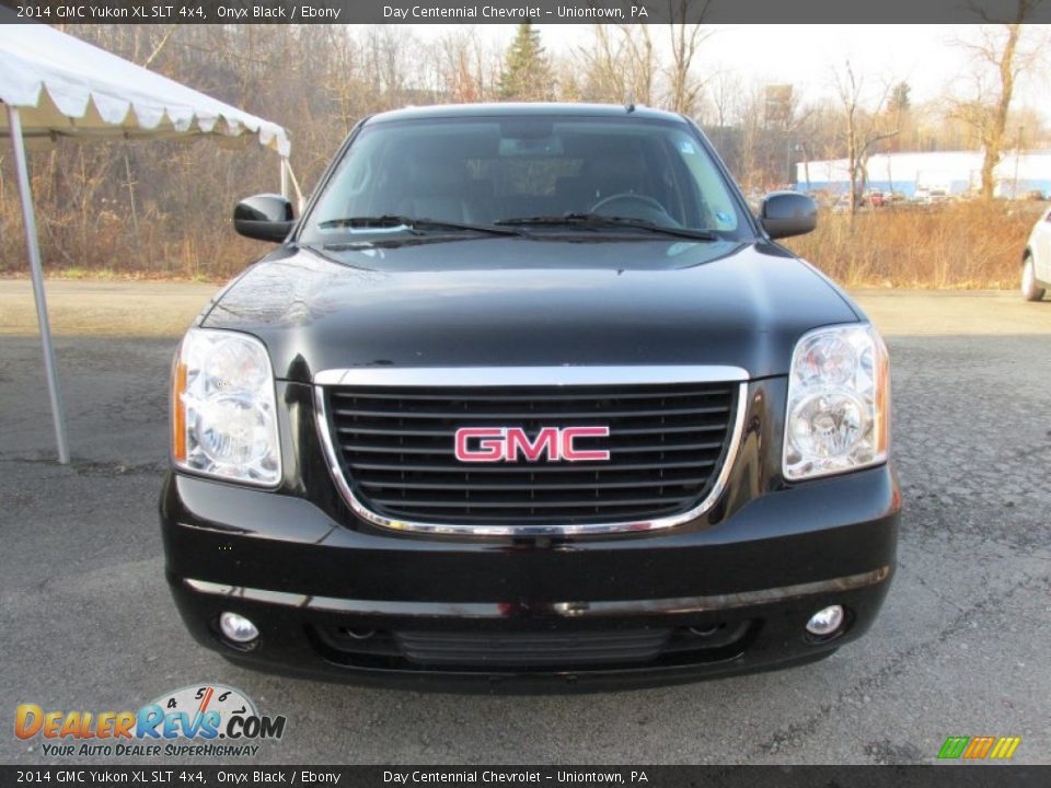 2014 GMC Yukon XL SLT 4x4 Onyx Black / Ebony Photo #11
