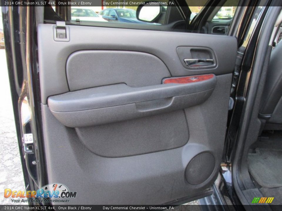 2014 GMC Yukon XL SLT 4x4 Onyx Black / Ebony Photo #21