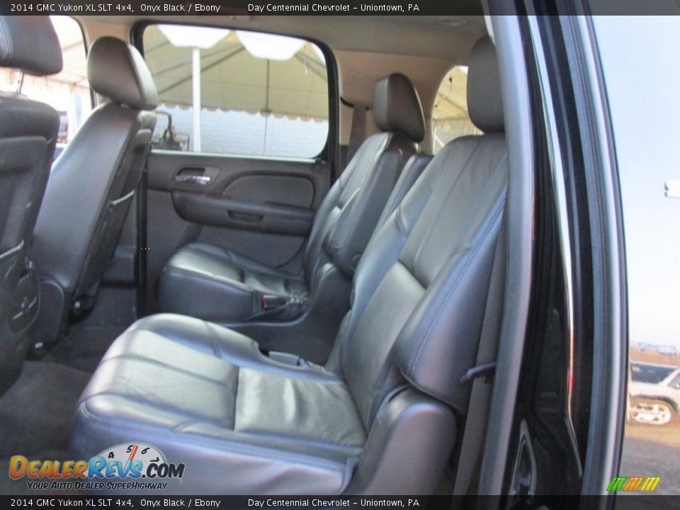 2014 GMC Yukon XL SLT 4x4 Onyx Black / Ebony Photo #22