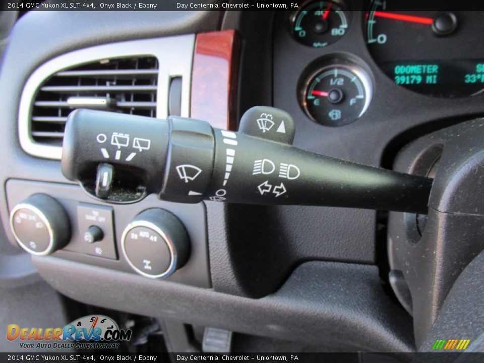 2014 GMC Yukon XL SLT 4x4 Onyx Black / Ebony Photo #36