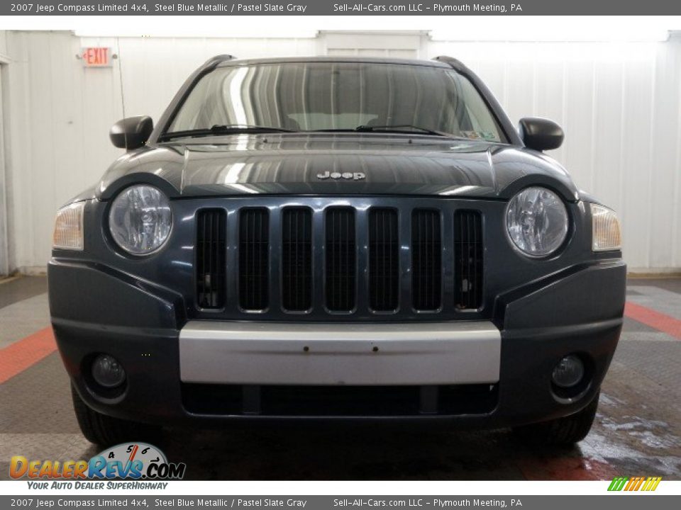 2007 Jeep Compass Limited 4x4 Steel Blue Metallic / Pastel Slate Gray Photo #4