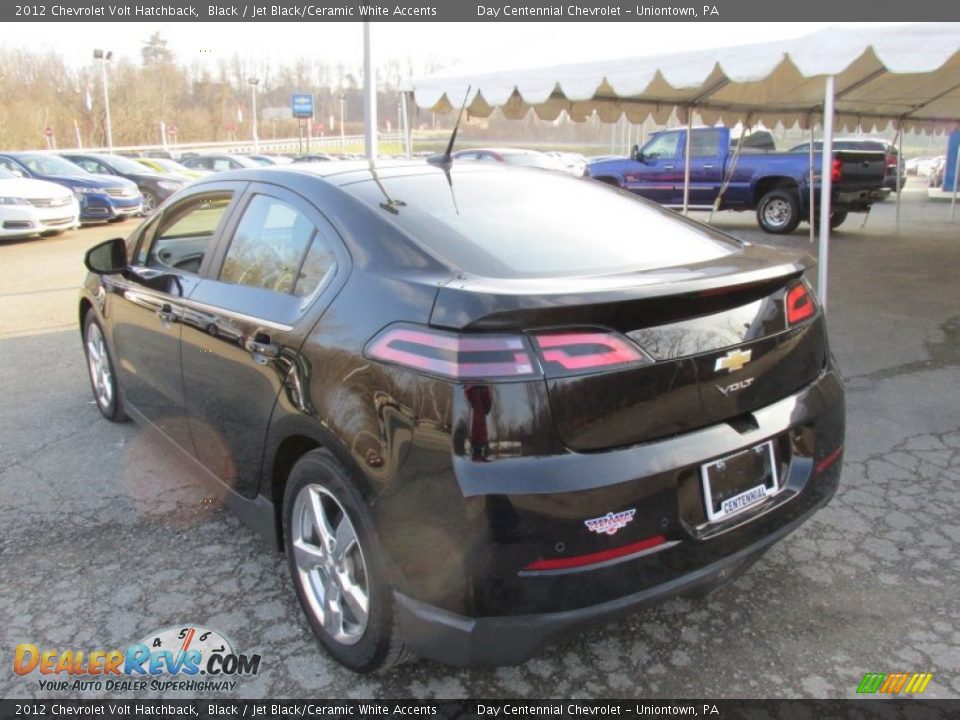 2012 Chevrolet Volt Hatchback Black / Jet Black/Ceramic White Accents Photo #4