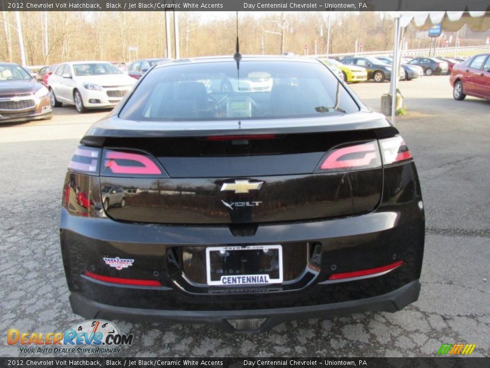 2012 Chevrolet Volt Hatchback Black / Jet Black/Ceramic White Accents Photo #5