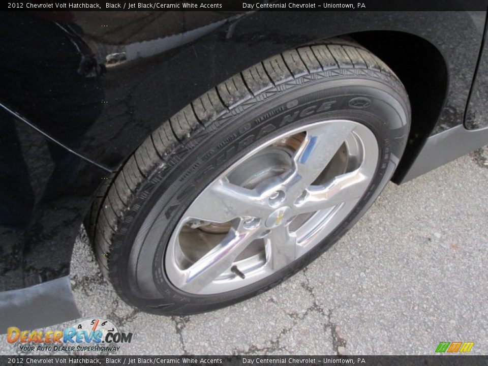 2012 Chevrolet Volt Hatchback Black / Jet Black/Ceramic White Accents Photo #7