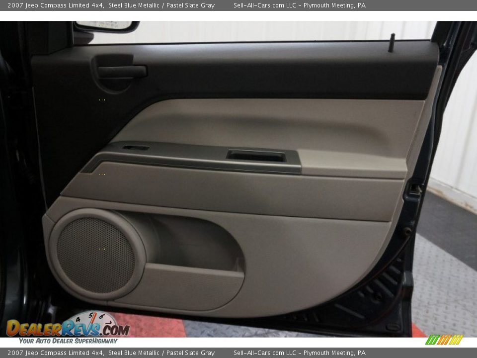 2007 Jeep Compass Limited 4x4 Steel Blue Metallic / Pastel Slate Gray Photo #17