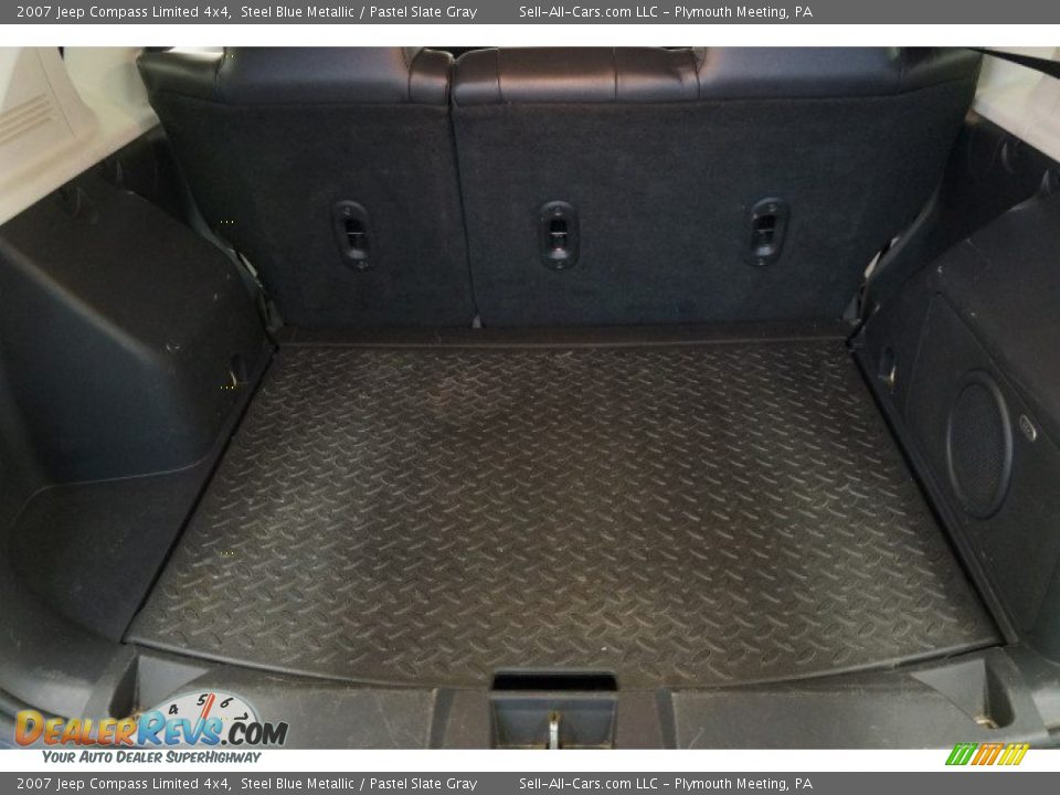 2007 Jeep Compass Limited 4x4 Steel Blue Metallic / Pastel Slate Gray Photo #18