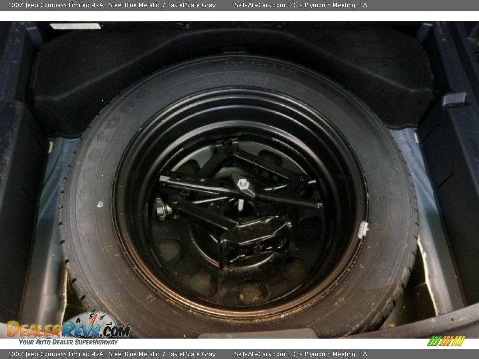 2007 Jeep Compass Limited 4x4 Steel Blue Metallic / Pastel Slate Gray Photo #19