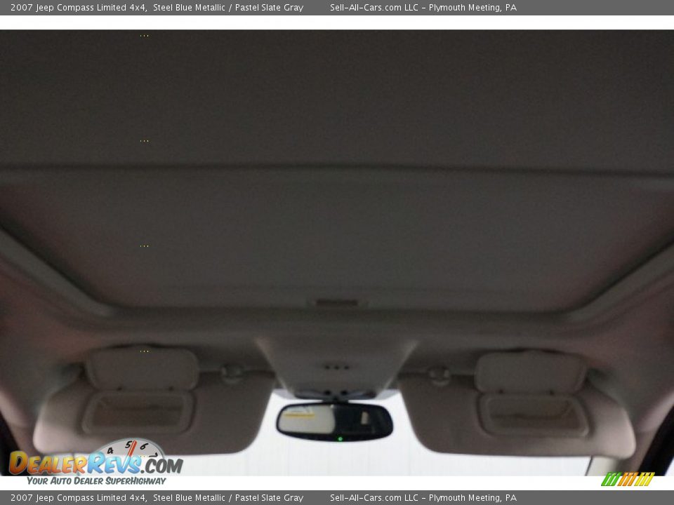 2007 Jeep Compass Limited 4x4 Steel Blue Metallic / Pastel Slate Gray Photo #20