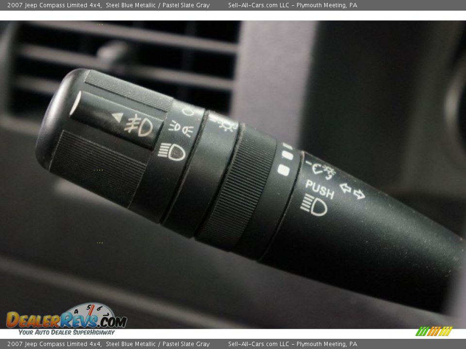 2007 Jeep Compass Limited 4x4 Steel Blue Metallic / Pastel Slate Gray Photo #25