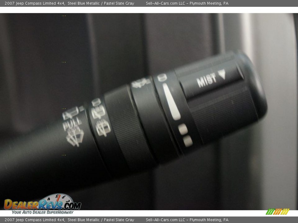 2007 Jeep Compass Limited 4x4 Steel Blue Metallic / Pastel Slate Gray Photo #26