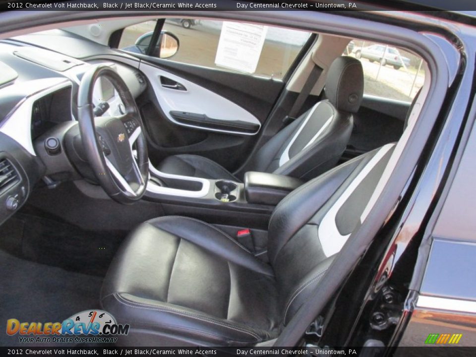 2012 Chevrolet Volt Hatchback Black / Jet Black/Ceramic White Accents Photo #21