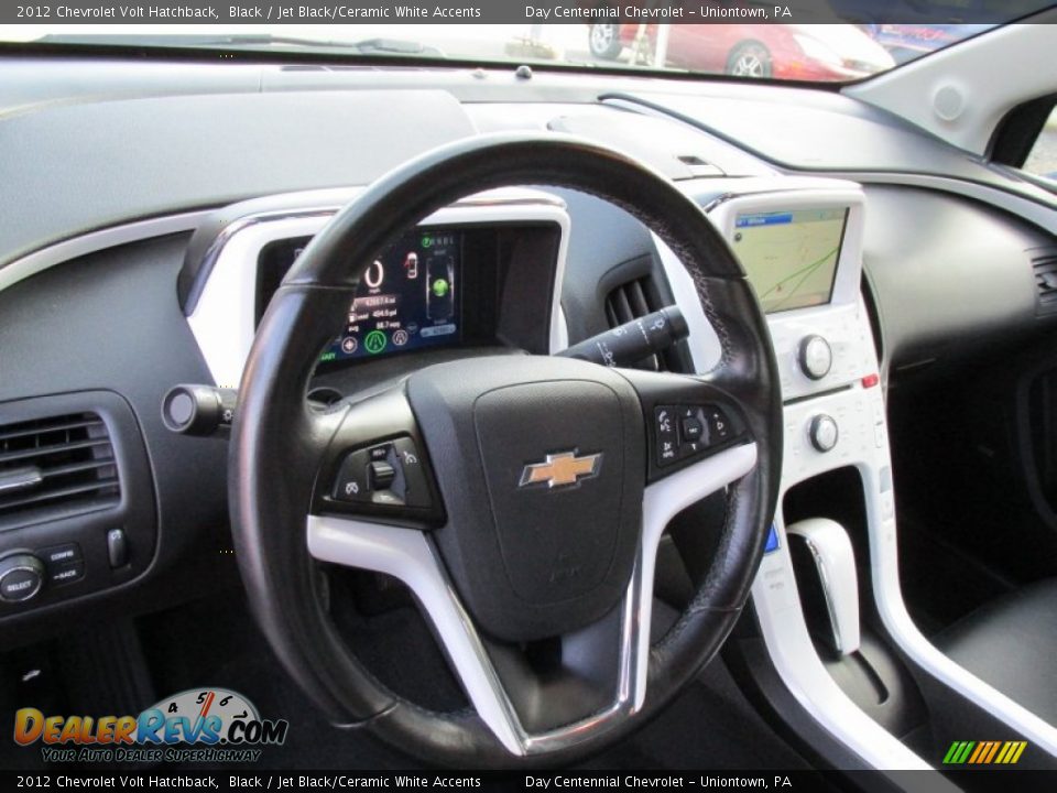 2012 Chevrolet Volt Hatchback Black / Jet Black/Ceramic White Accents Photo #24