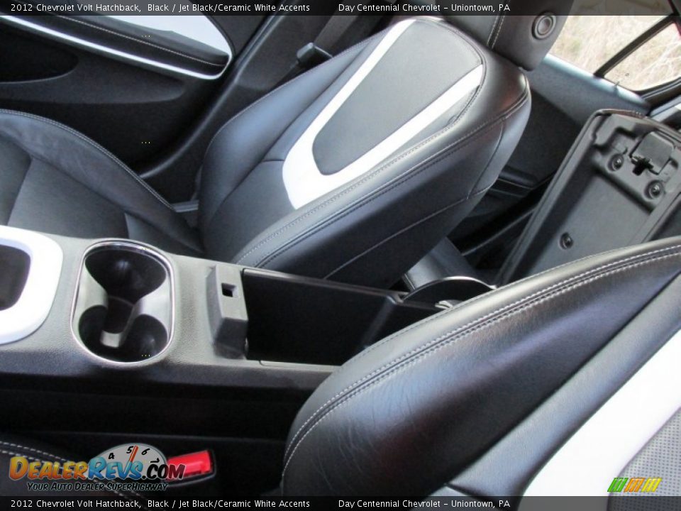2012 Chevrolet Volt Hatchback Black / Jet Black/Ceramic White Accents Photo #26