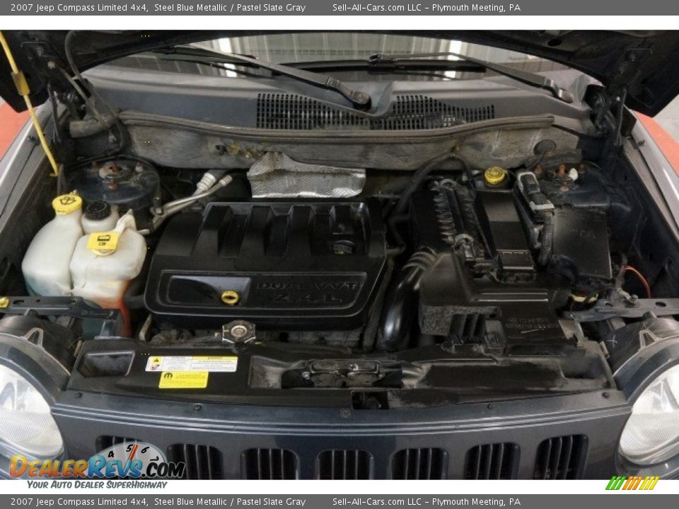 2007 Jeep Compass Limited 4x4 Steel Blue Metallic / Pastel Slate Gray Photo #32