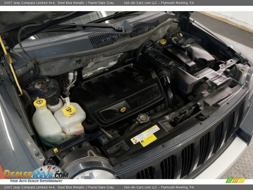 2007 Jeep Compass Limited 4x4 Steel Blue Metallic / Pastel Slate Gray Photo #34