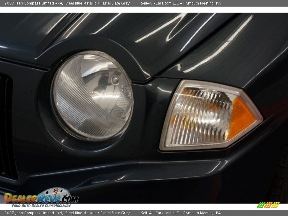 2007 Jeep Compass Limited 4x4 Steel Blue Metallic / Pastel Slate Gray Photo #36