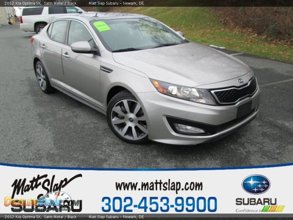 2012 Kia Optima SX Satin Metal / Black Photo #1