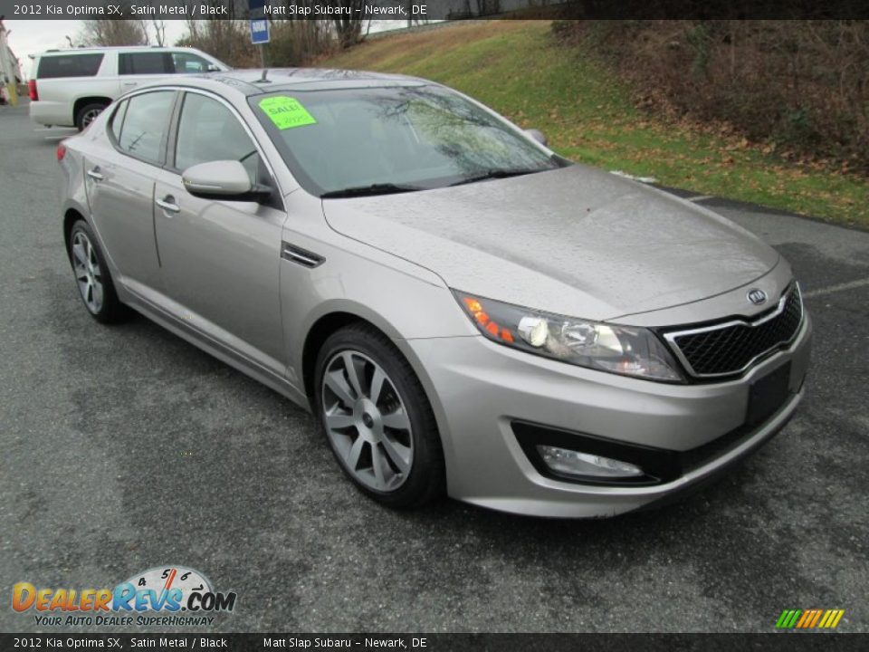2012 Kia Optima SX Satin Metal / Black Photo #4
